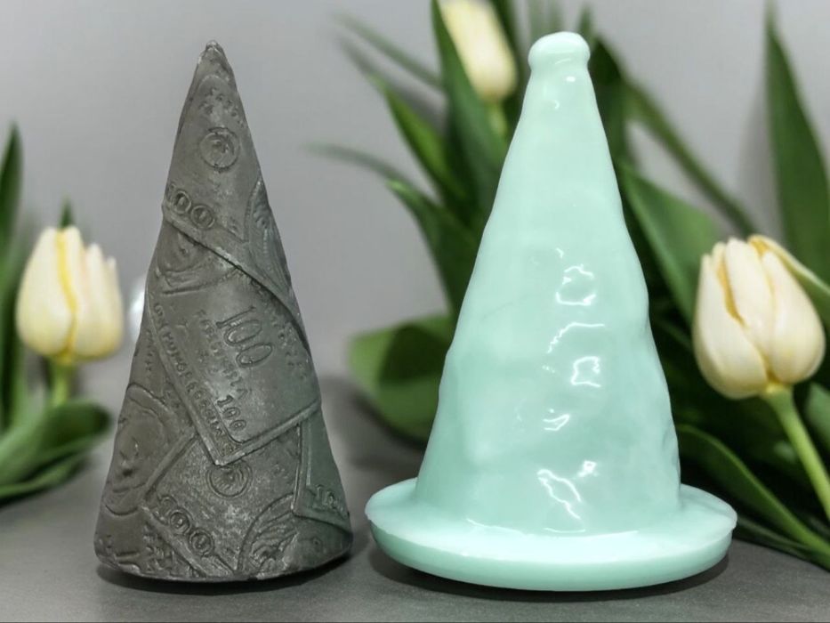 Силиконовая форма Долларовый конус