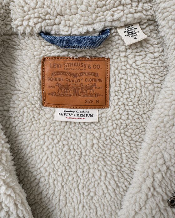 Джинсова куртка Levi’s Premium Sherpa M