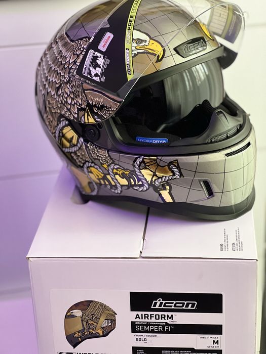 Новый шлем ICON AIRFLITE Airform Оригинал Shoei Nolan, hjc, agv, suomy