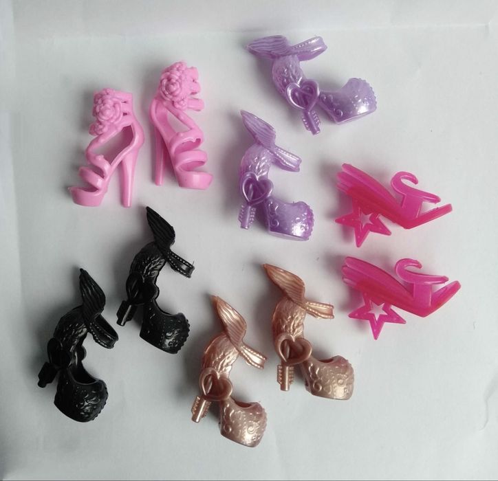 Zestaw 5par Buty dla lalki Monster High