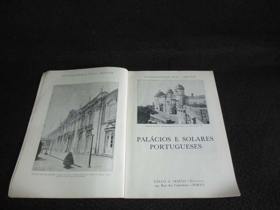 Livro Palácios e Solares Portugueses Enciclopédia Pela Imagem
