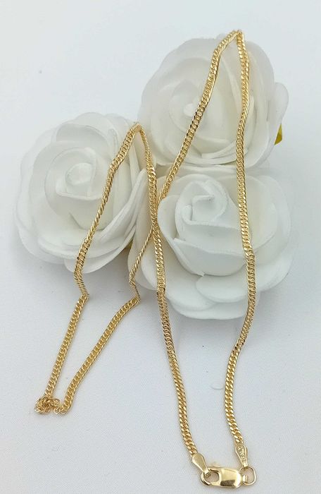 Złoty łańcuszek 51 cm próba 585 NOWY Piękny SPLOT / Fajne Okazje