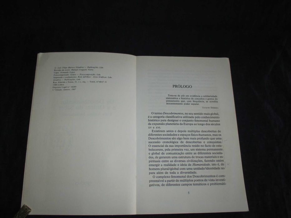 Livro Os Descobrimentos e a Ordem do Saber