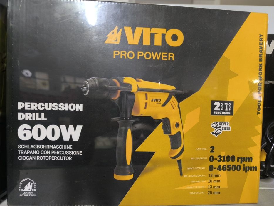 Berbequim com percussão