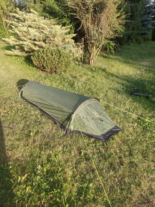 Mały Namiot jednoosobowy mini Alpen Tent Solo Bivi Norka 1kg