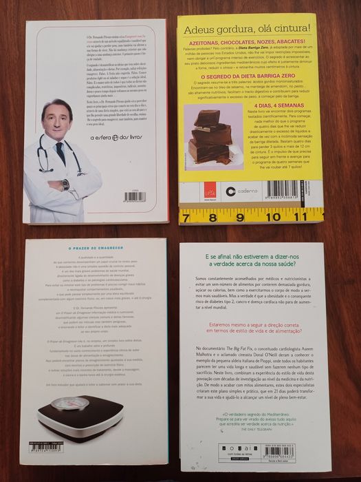 Livros de alimentação saudável - autores portugues e estrangeiros