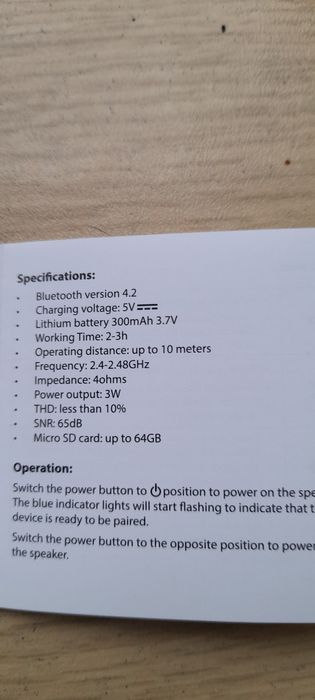 Colunas Bluetooth version 4.2