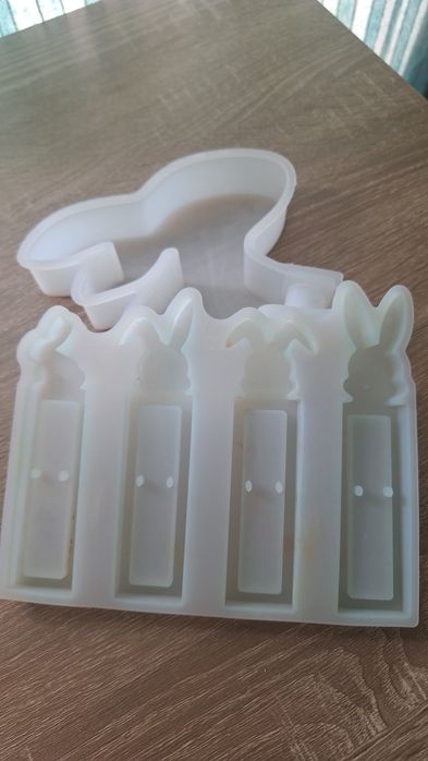 Molde de silicone coelhos