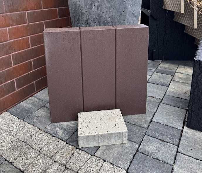 Obrzeże PALISADOWE TRIBLOK 47,7x45x8 cm dekoracyjne treo palisada