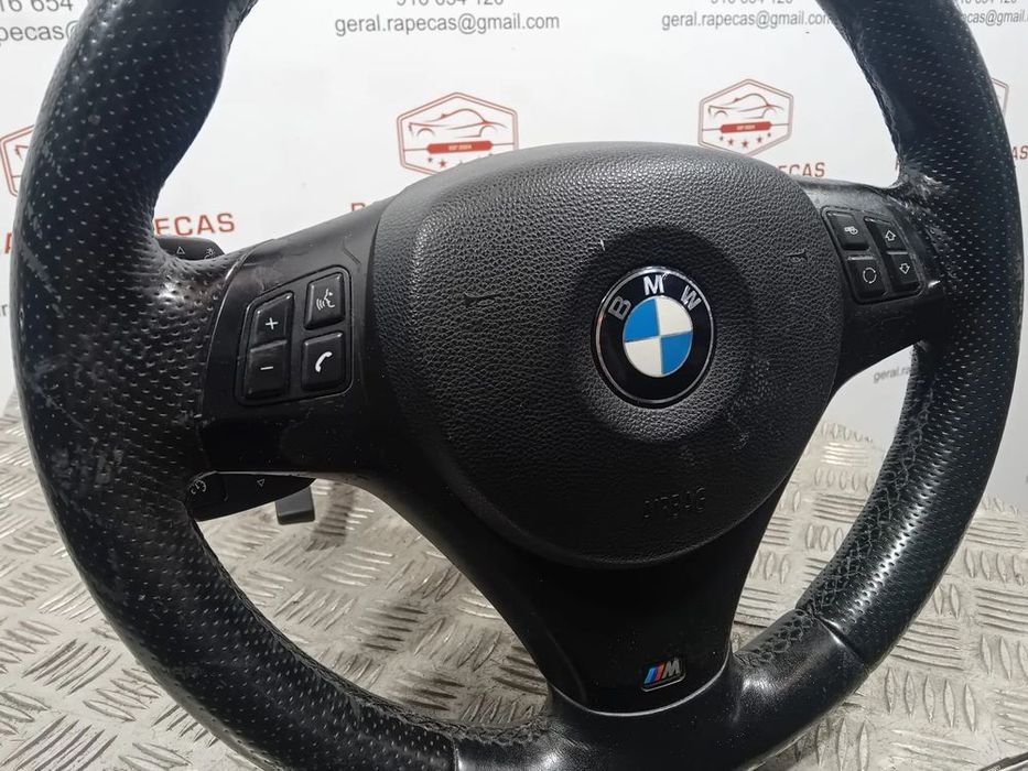 Volante com Airbag BMW PACK M SERIE 3 E90 E91 E92 SERIE 1 E81 E82 E87