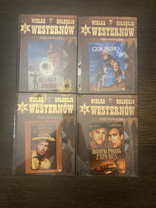 Kolekcja westernów nowe w folii