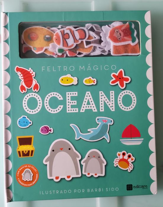 Livro Feltro Mágico Oceano