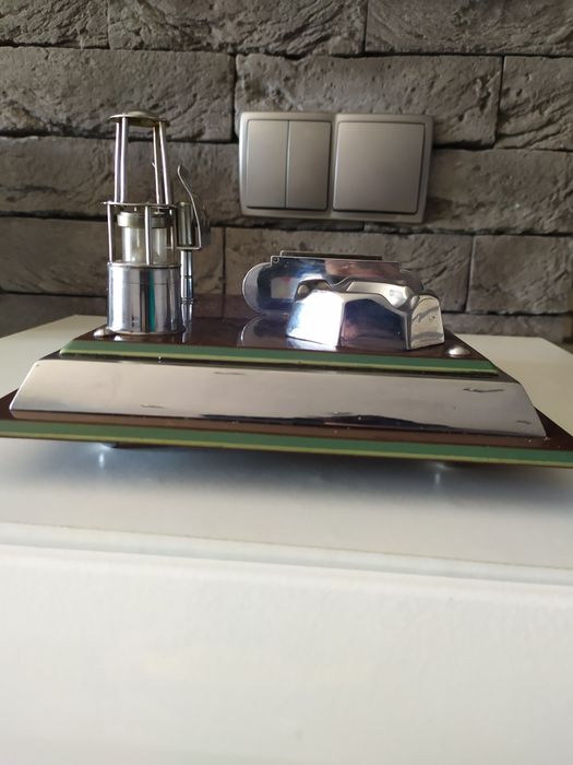 Przybornik dla palacza z lat 40-tych ub. wieku . ABSOLUTNY UNIKAT .