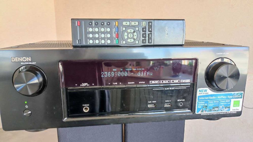 Ресивер DENON AVR-X1000 комплект акустики