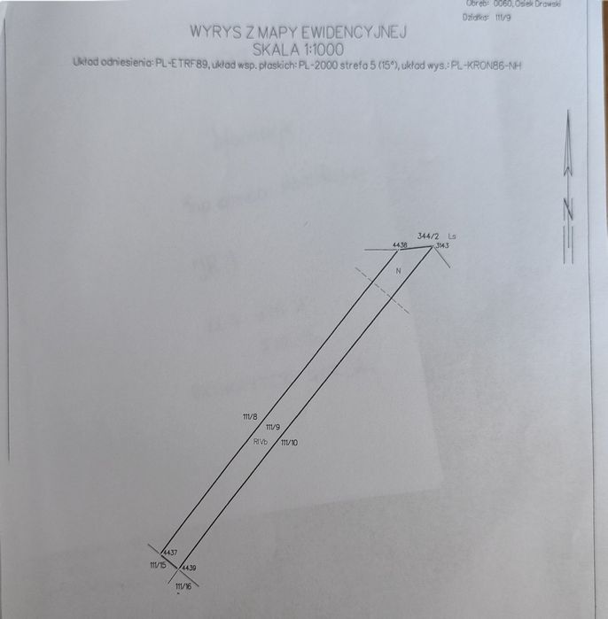 Mieszkanie 64m²/ Osiek Drawski