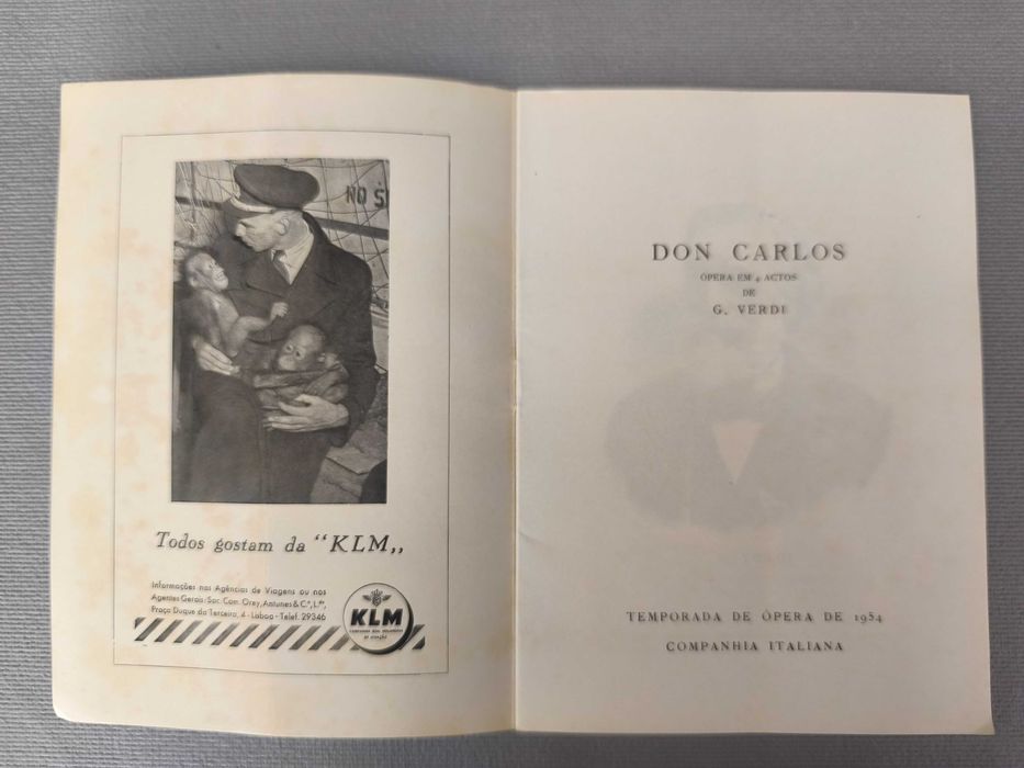 D. CARLOS - Verdi
Programa e argumento
Ópera S. Carlos