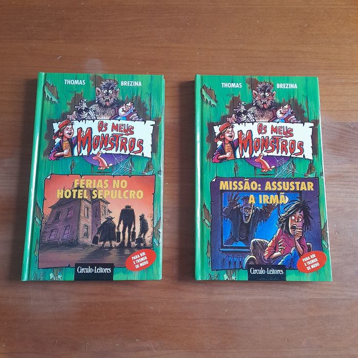 Os meus mostros livros coleção