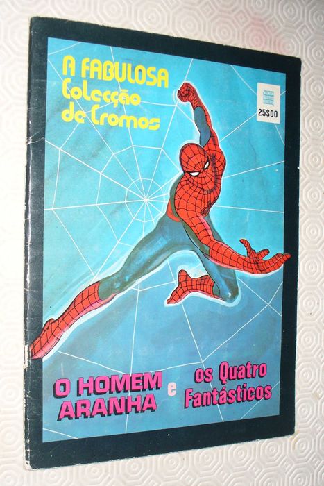 Fabulosa coleção de cromos - O Homem Aranha e os Quatro Fantásticos