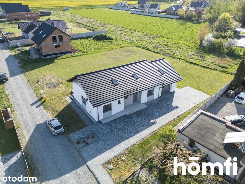 Nowy Dom Parterowy Z Ogrodem I Garażem