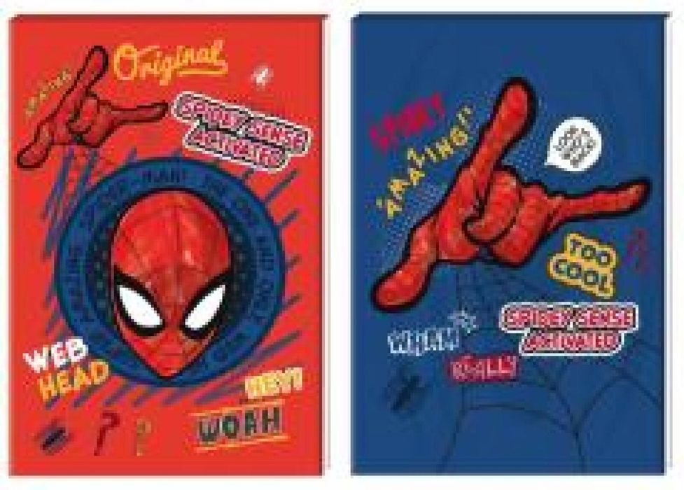 Notes A6/30K z poddrukiem Spider man (12szt) Beniamin folia,154x104 mm