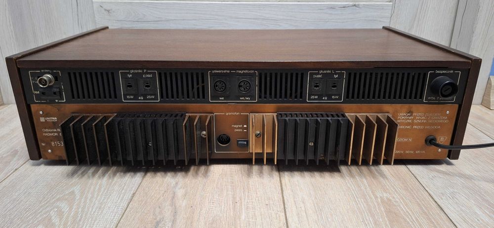 Unitra Amplituner Radmor 5102 Srebrny 81 R Zregenerowany PRZESTROJONY