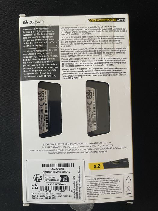 16 gb ram lpx Vengeance