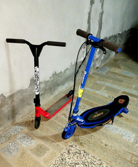 Trotinetes(de manobras e elétrica) 100€ as duas