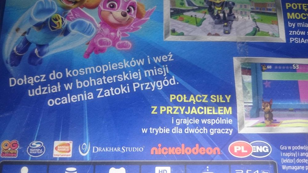Gra Psi Patrol Kosmopieski ps4 playstation 4 lego minecraft rayman