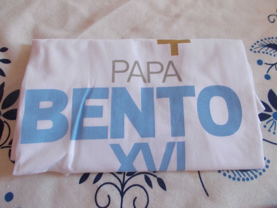 T- Shirt da vinda do Papa Bento 16 a Portugal