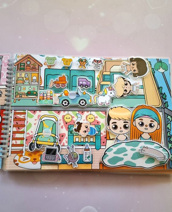 Тока Бока "Сімейний відпочинок. Літні канікули ". Формат А4.