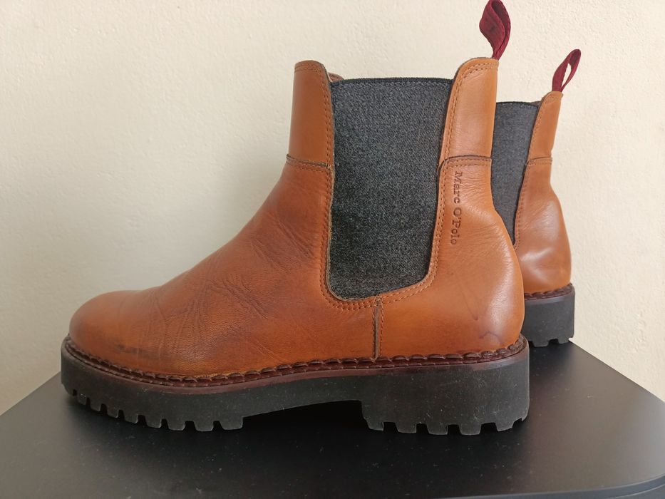 Marc O'Polo! Markowe skórzane sztyblety