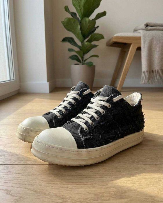 Б/у Кеди Rick Owens Ramones Low DRKSHDW/39/В хорошем состоянии