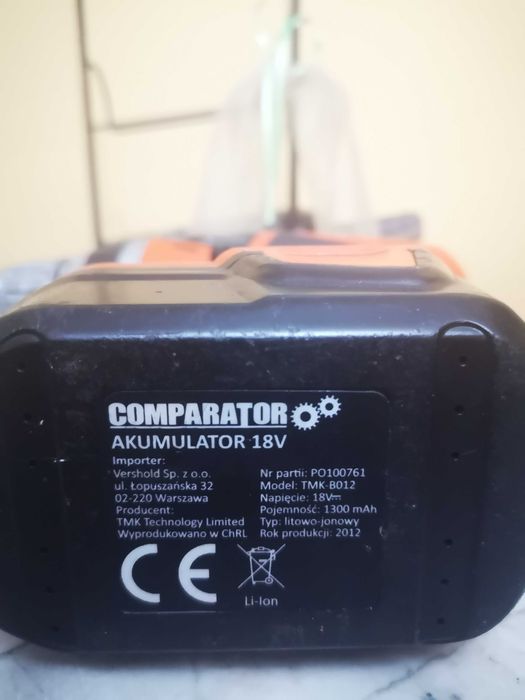 Wiertarko wkrętarka Comparator TMK-041 Li-ion zestaw
