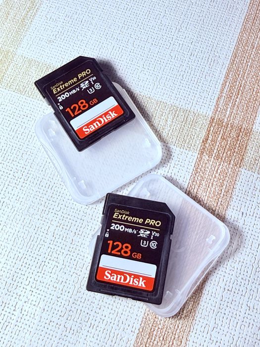 Карта памʼяті Sandisk extreme pro 128gb