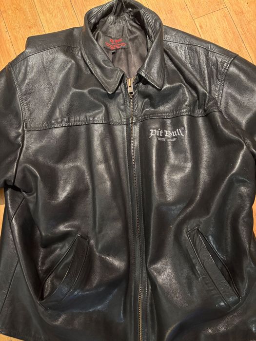 Kurtka skórzana Pit Bull, oryginał USA, perełka.