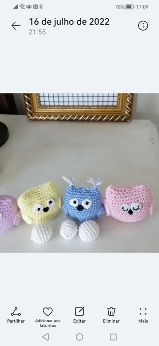 Amigurumi lindos bichinhos