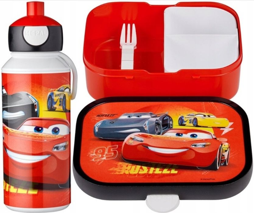 Zestaw bidon i śniadaniówka Mepal Cars 1150 ml