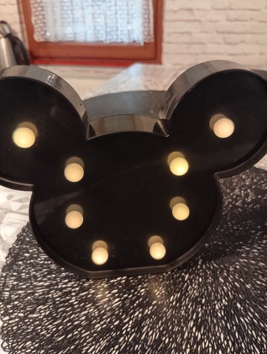 Lampka myszka Miki na baterie