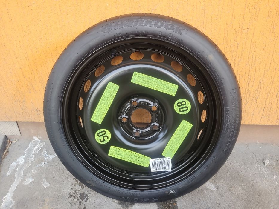 Koło Dojazdowe  Dojazdówka R19 125/70 5x112  Audi VW Skoda