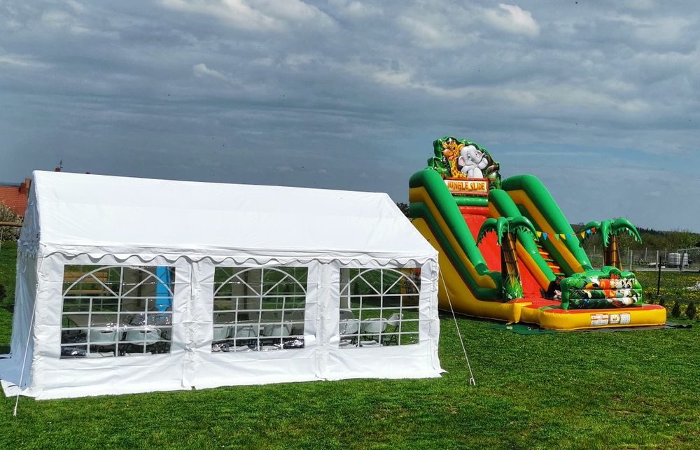 Namioty imprezowe Dmuchana Zjeżdżalnia Bubble House Piana Party Barmix