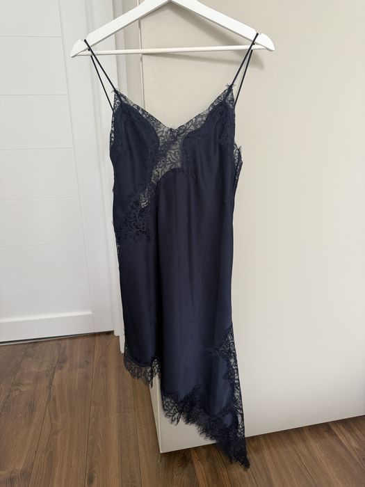 Aсиметрична сукня з мереживом Zara розмір XS