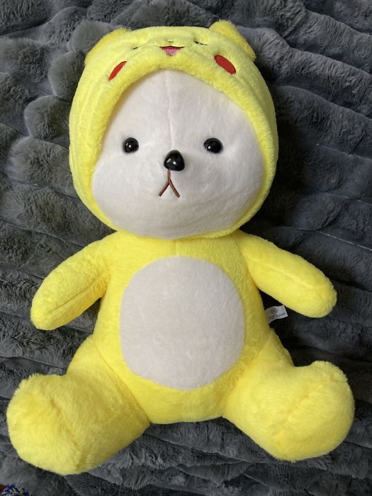 Ведмедик с капюшоном «пікачу»