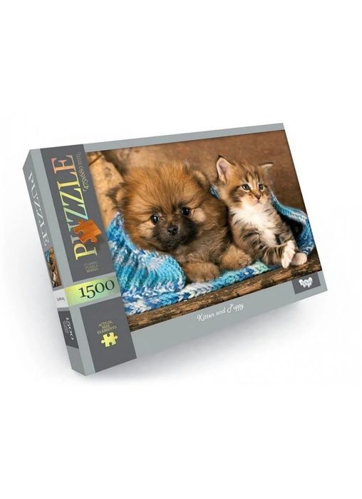 Пазли Danko Toys Пухнастики, 1500 елементів