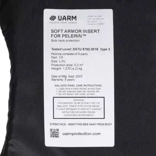 Захист шиї UARM для 5.11 TacTec Plate Carrier Multicam