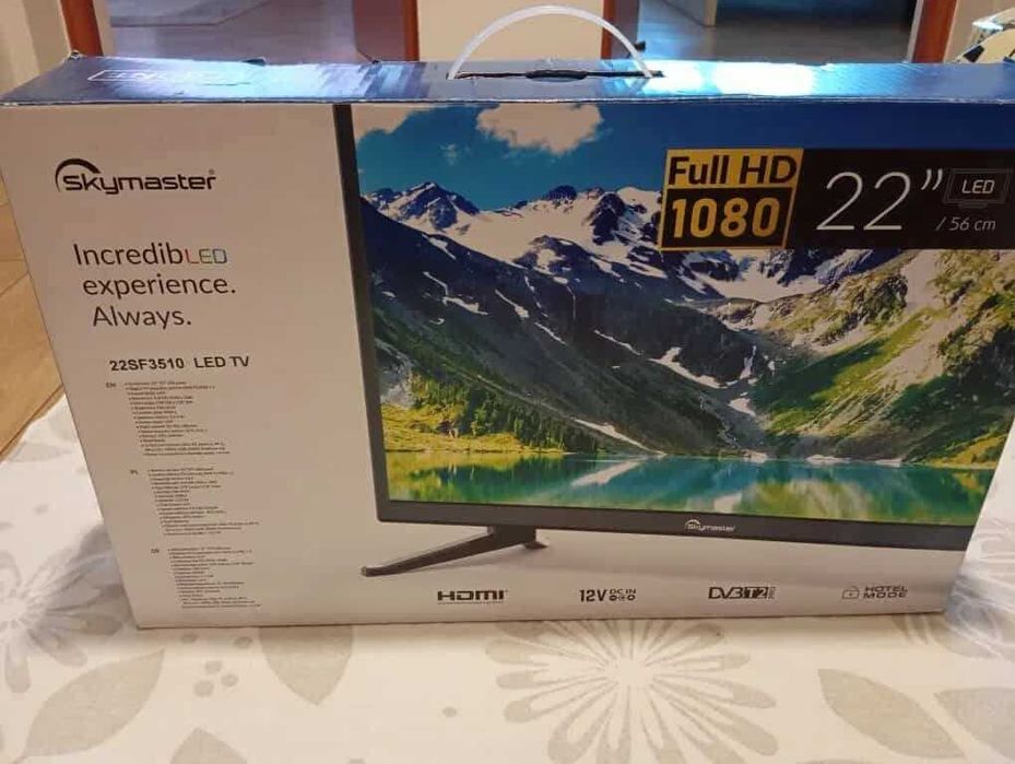 Tv Led 22 cale Skymaster 22sf3510 Usb DVB-T2 Full Hd do ZK