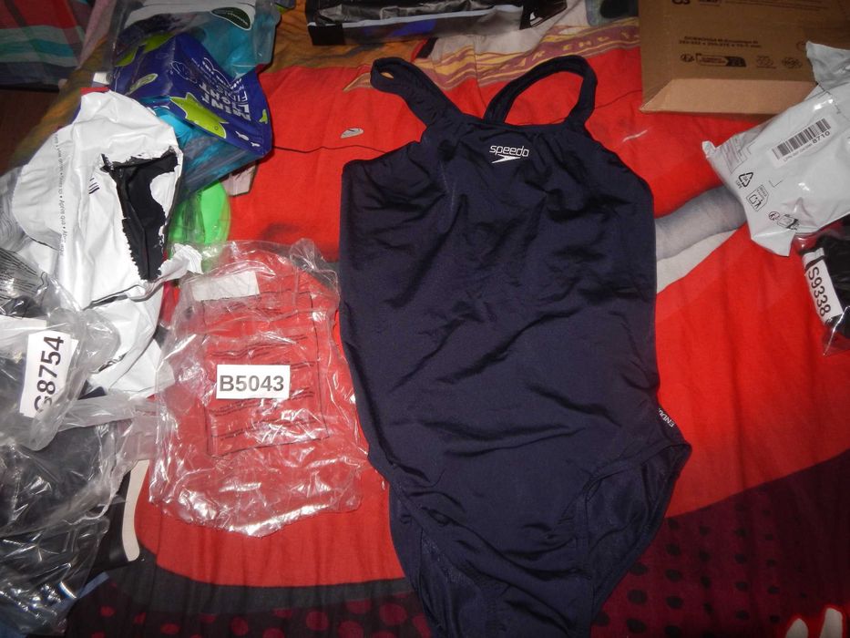 Wyprzedaż->B5043 Speedo stró kąp. jednoczęściowy granat 44