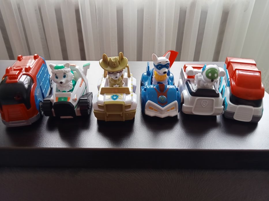 Машинки з героями мультсеріалу Щенячий патруль