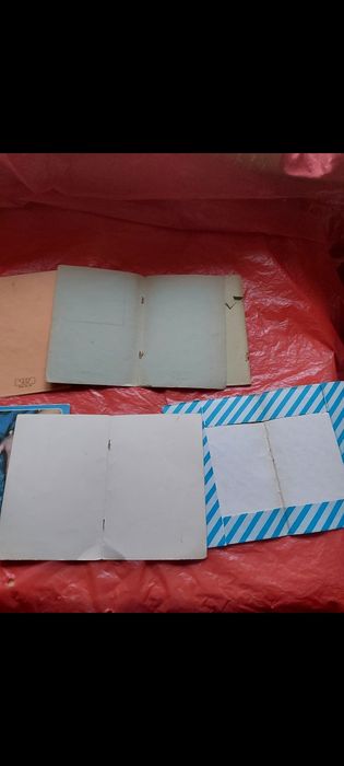 Stare okładki od zeszytów 6 sztuk