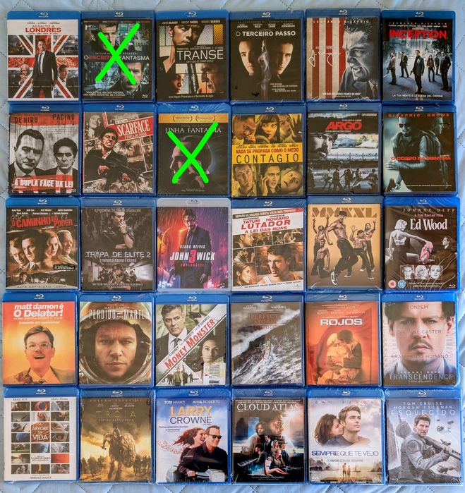 Blu-ray 2D e 3D de coleção