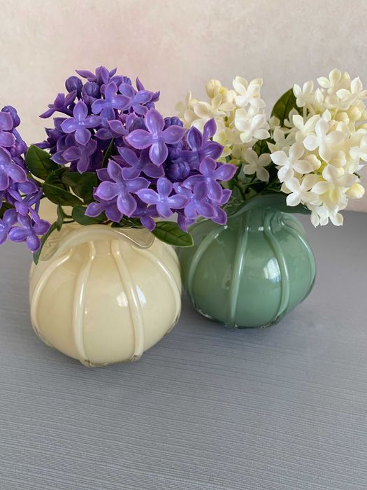 Скляні вази Adele.Колір Жовтий,Зелений,Лаванда,Рожевий.Вазы стекляные.